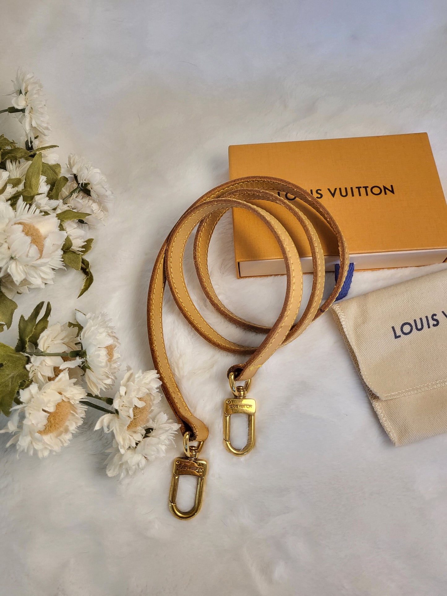 Authentic pre-owned Louis Vuitton vachetta strap