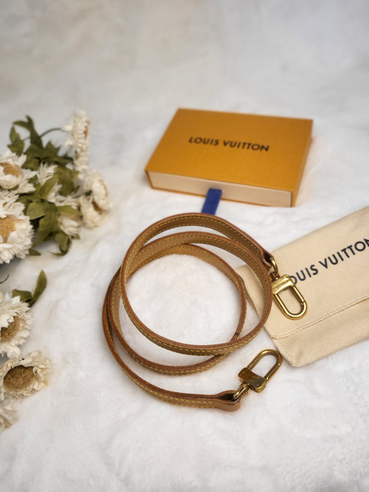 Authentic pre-owned Louis Vuitton vachetta strap