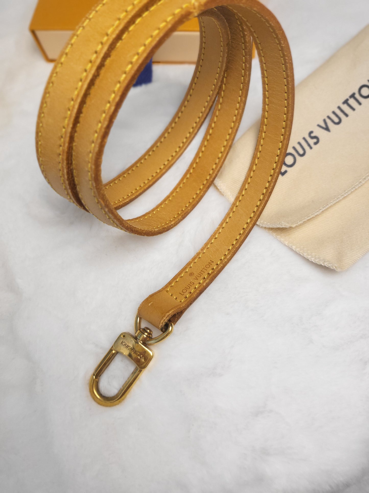 Authentic pre-owned Louis Vuitton vachetta strap