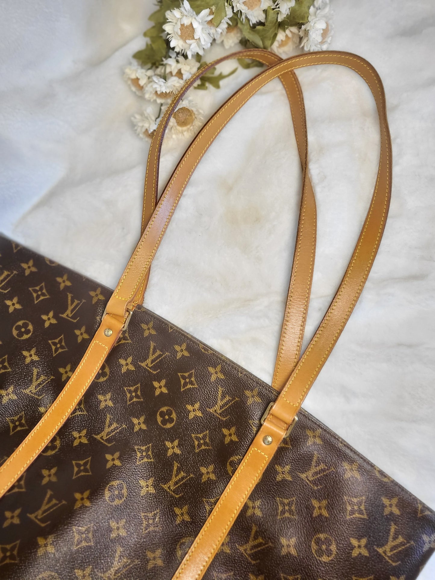 Authentic pre-owned Louis Vuitton sac tote pm shoulder bag