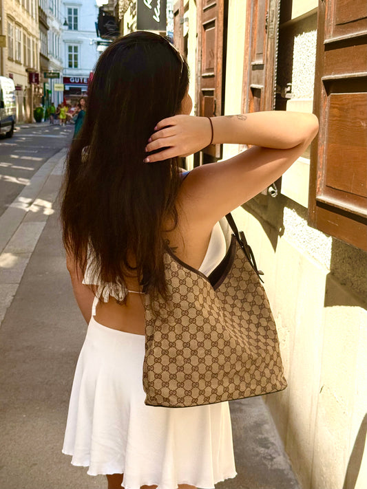 Gucci Monogram Hobo Tote