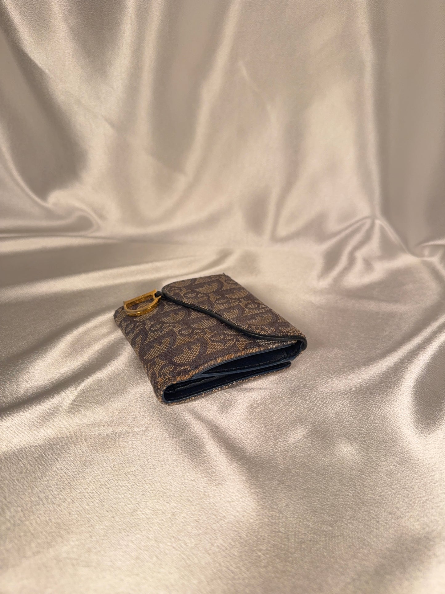 Dior trotter saddle wallet