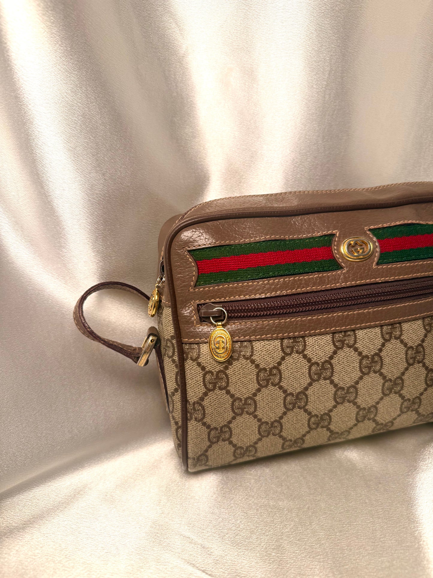 Gucci ophidia sherry line crossbody shoulder bag