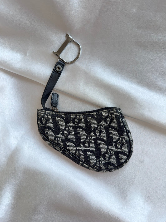 Dior Saddle Oblique Trotter Key/Clef Pouch