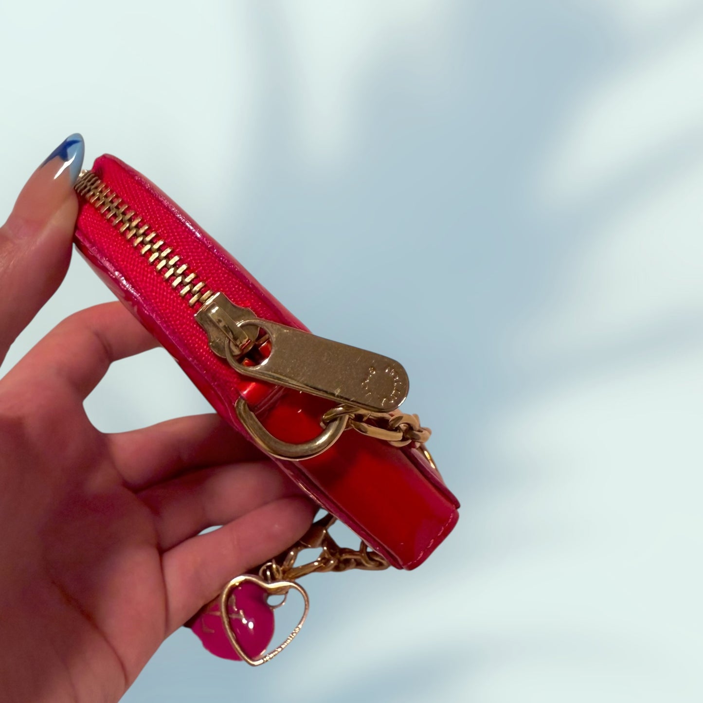 Louis Vuitton Vernis heart coin purse