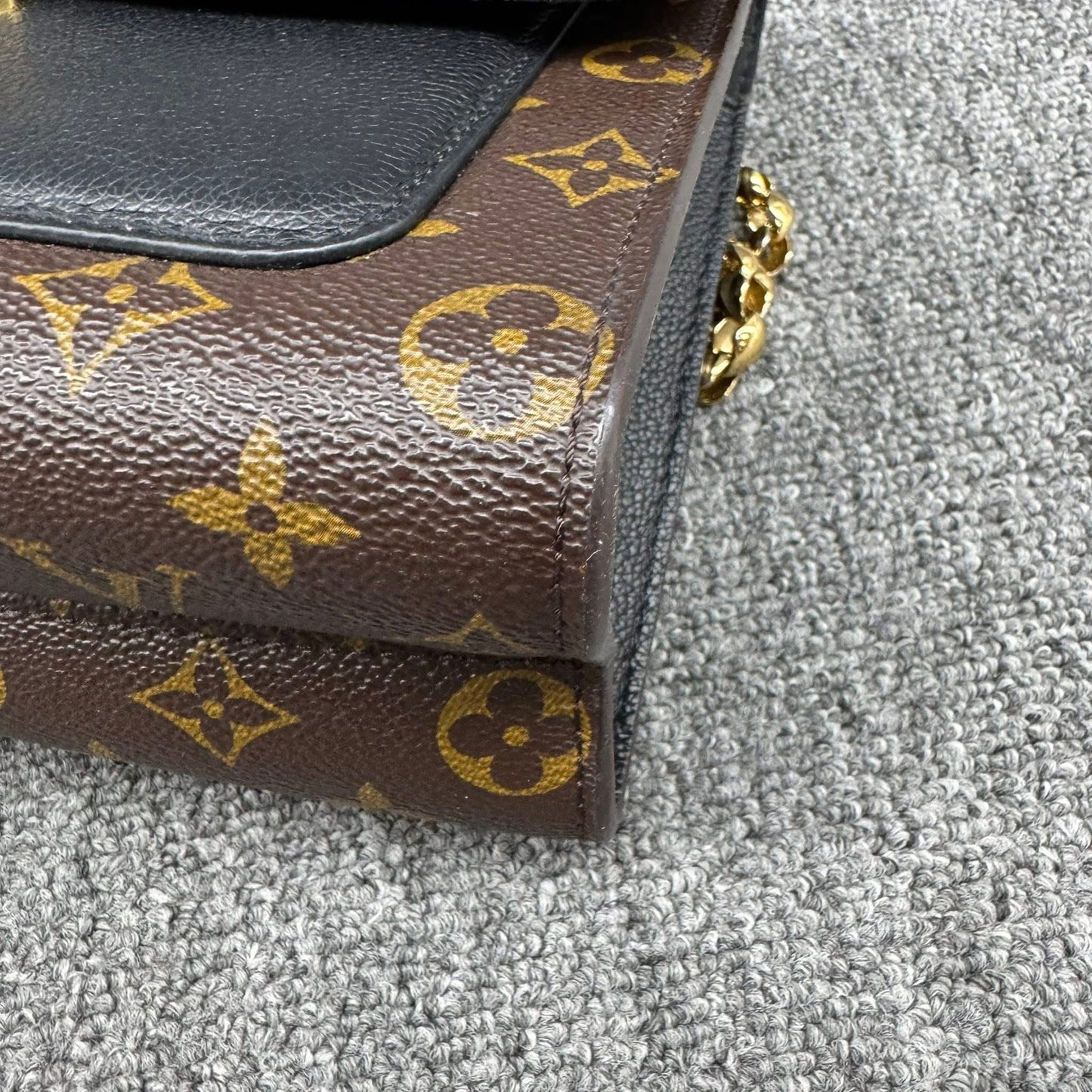 Louis Vuitton Monogram Black Victoire Shoulder Bag
