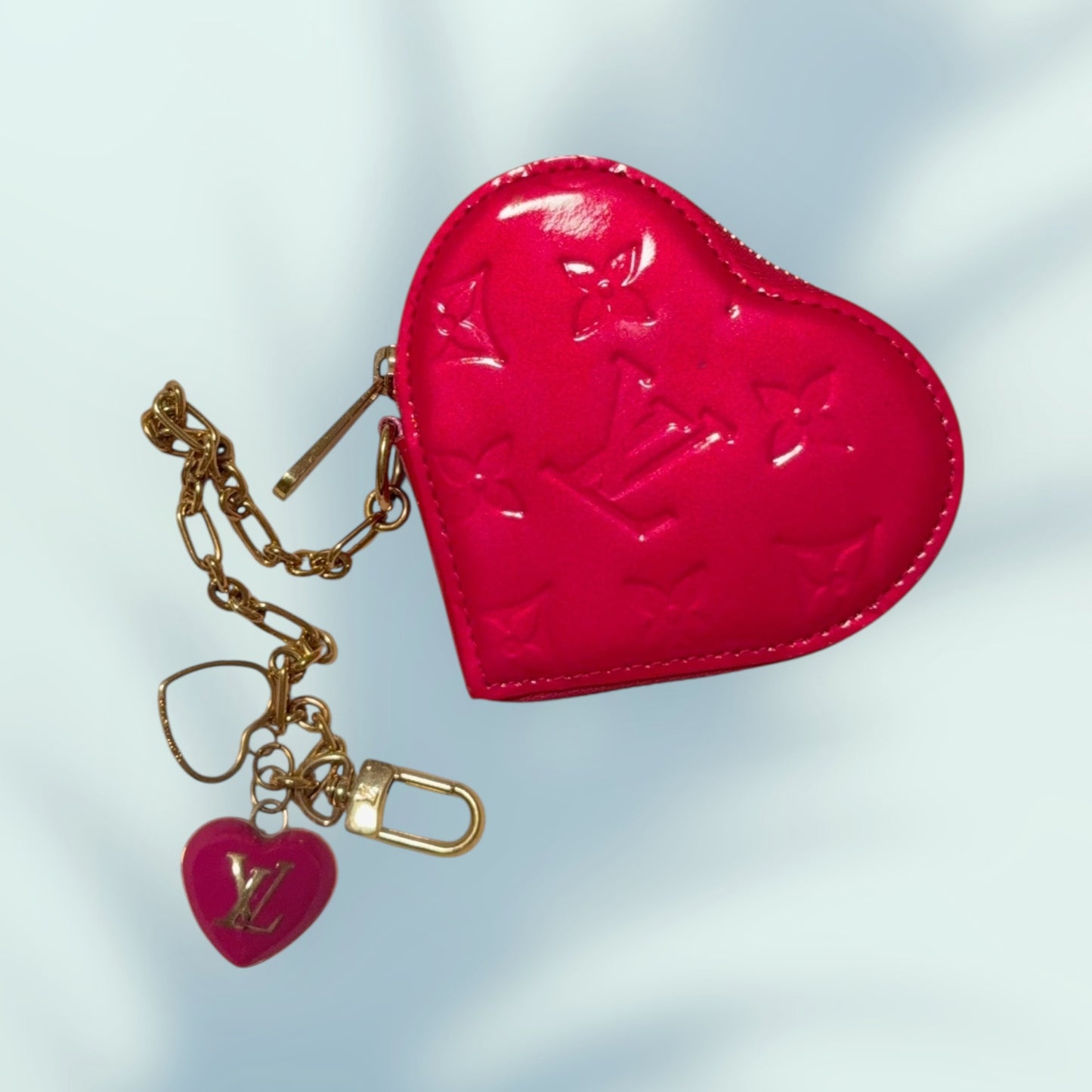 Louis Vuitton Vernis heart coin purse