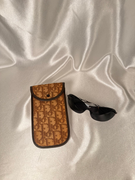 Vintage Dior Trotter sunglasses holder
