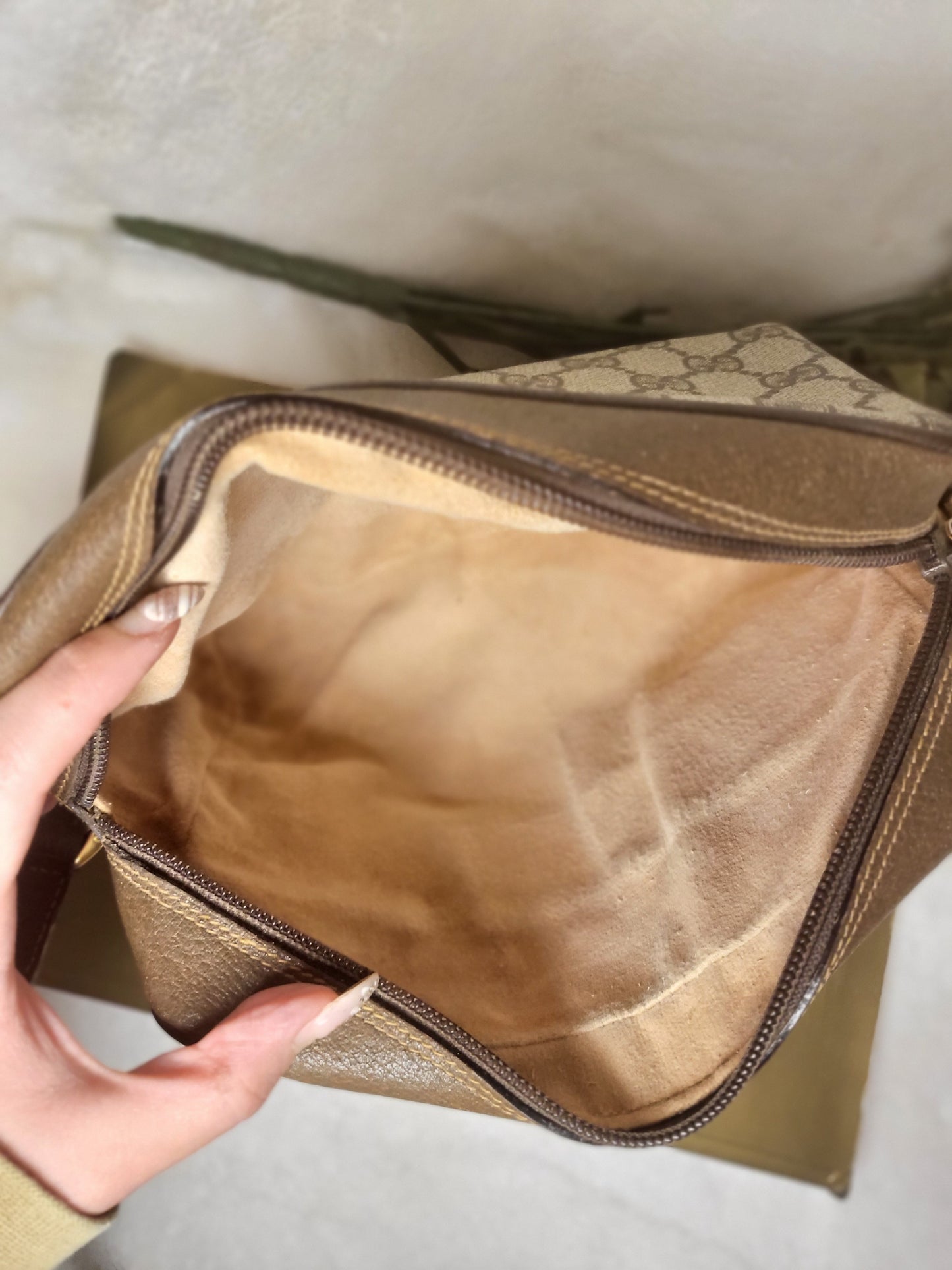 Gucci ophidia sherry line crossbody shoulder bag