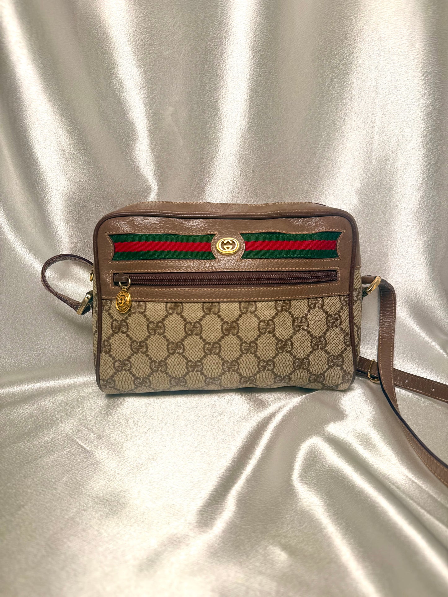 Gucci ophidia sherry line crossbody shoulder bag