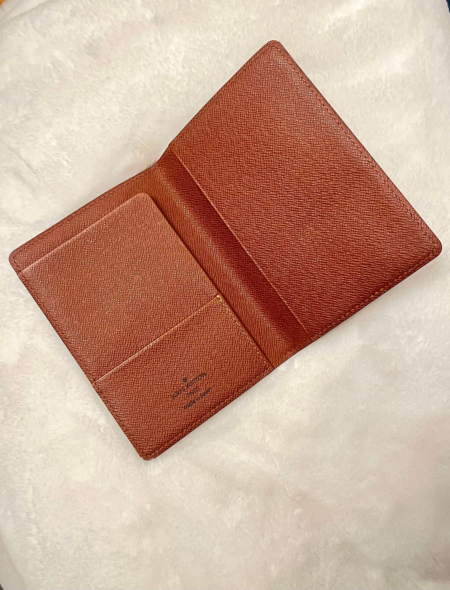 Authentic pre-owned Louis Vuitton passport holder