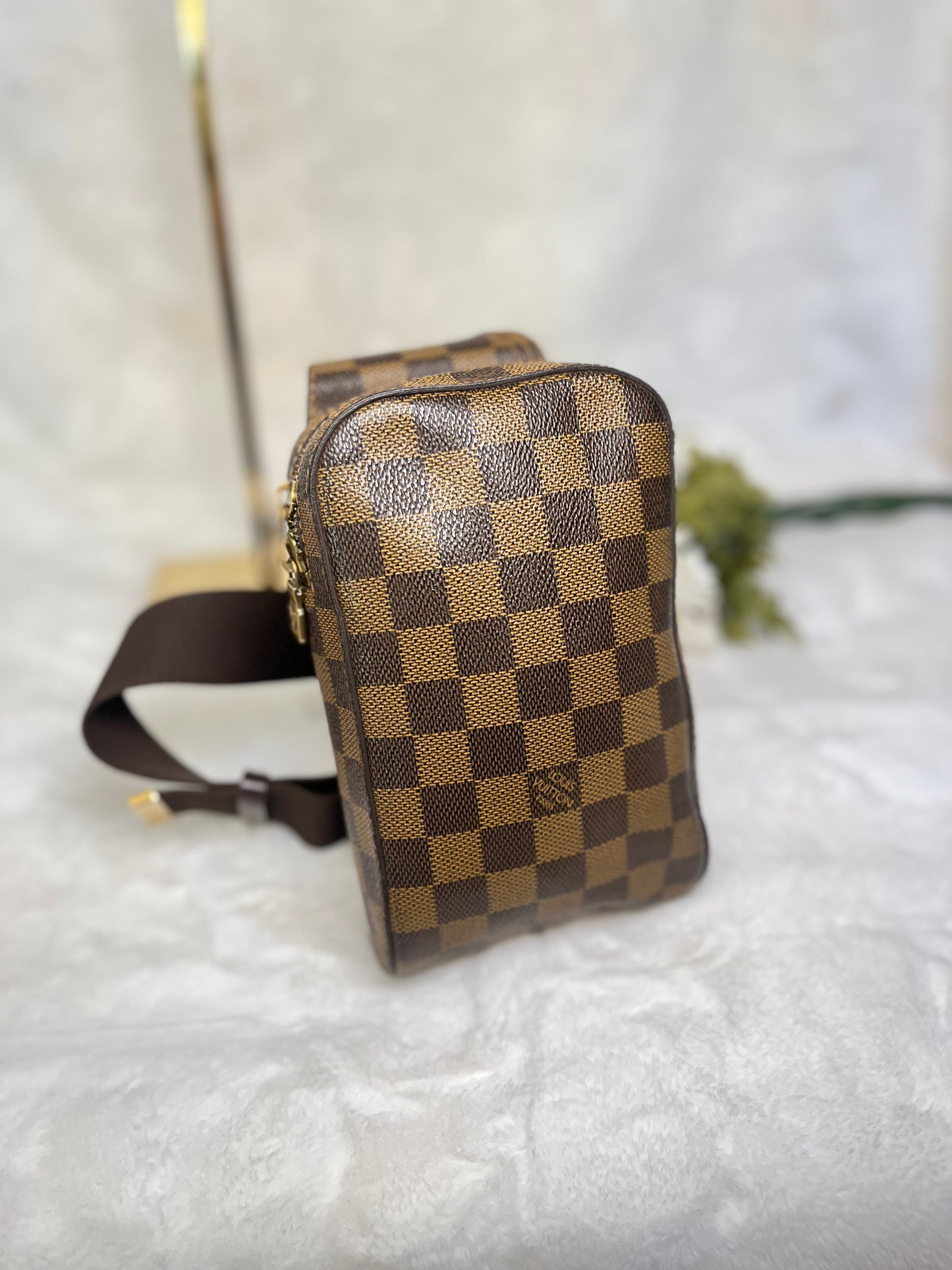 Authentic pre-owned Louis Vuitton Geronimos Bum bag waist bag