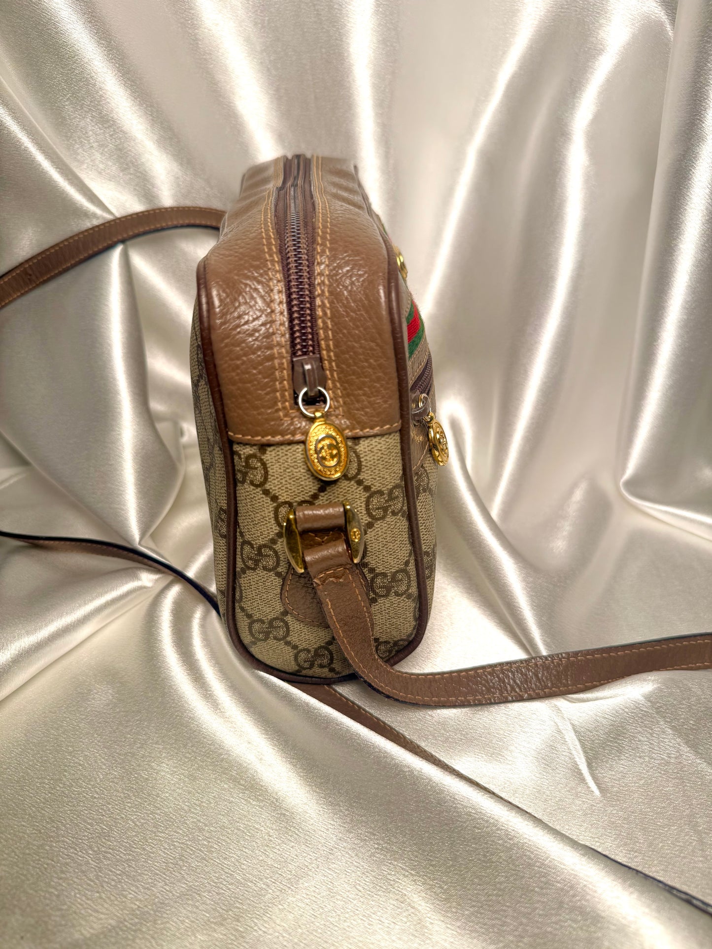 Gucci ophidia sherry line crossbody shoulder bag