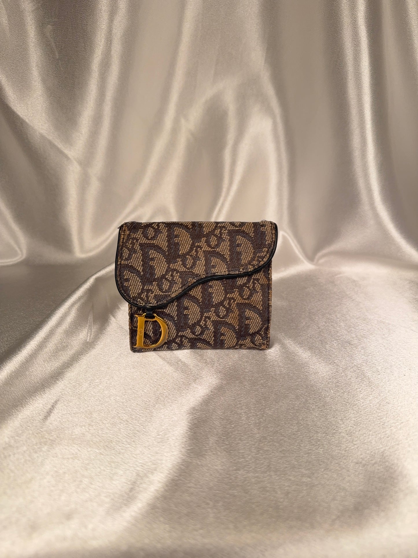 Dior trotter saddle wallet