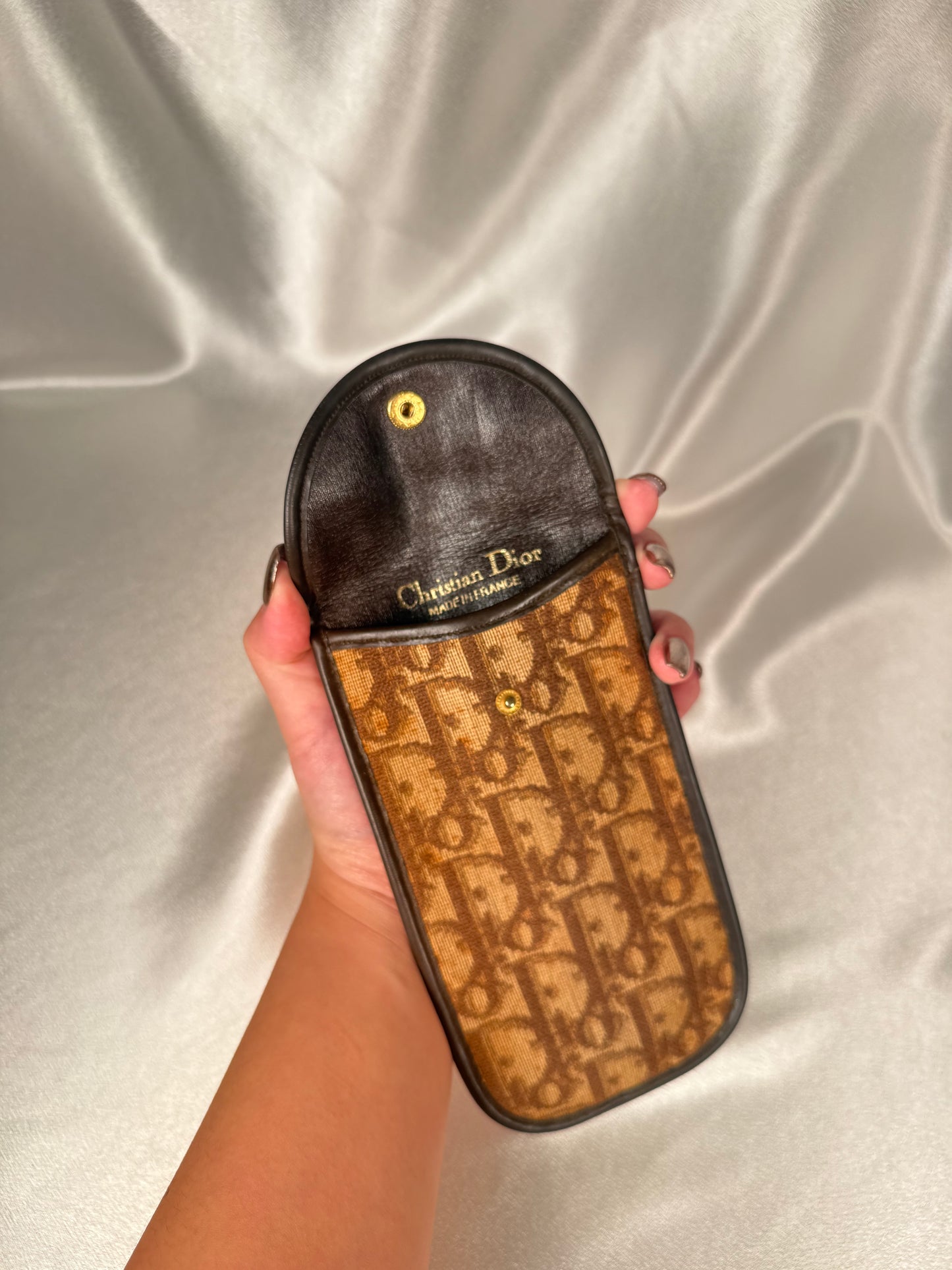 Vintage Dior Trotter sunglasses holder