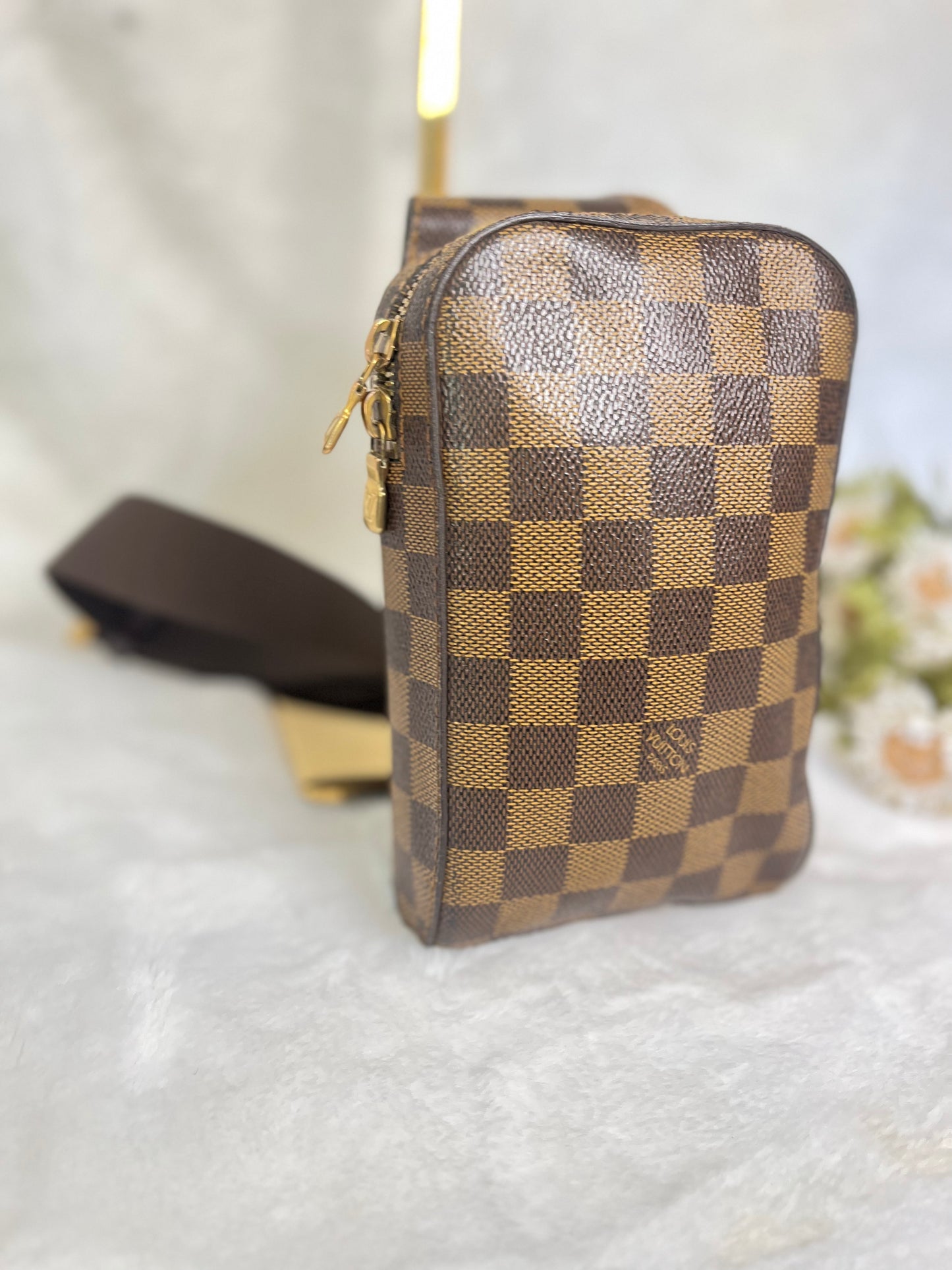 Authentic pre-owned Louis Vuitton Geronimos Bum bag waist bag