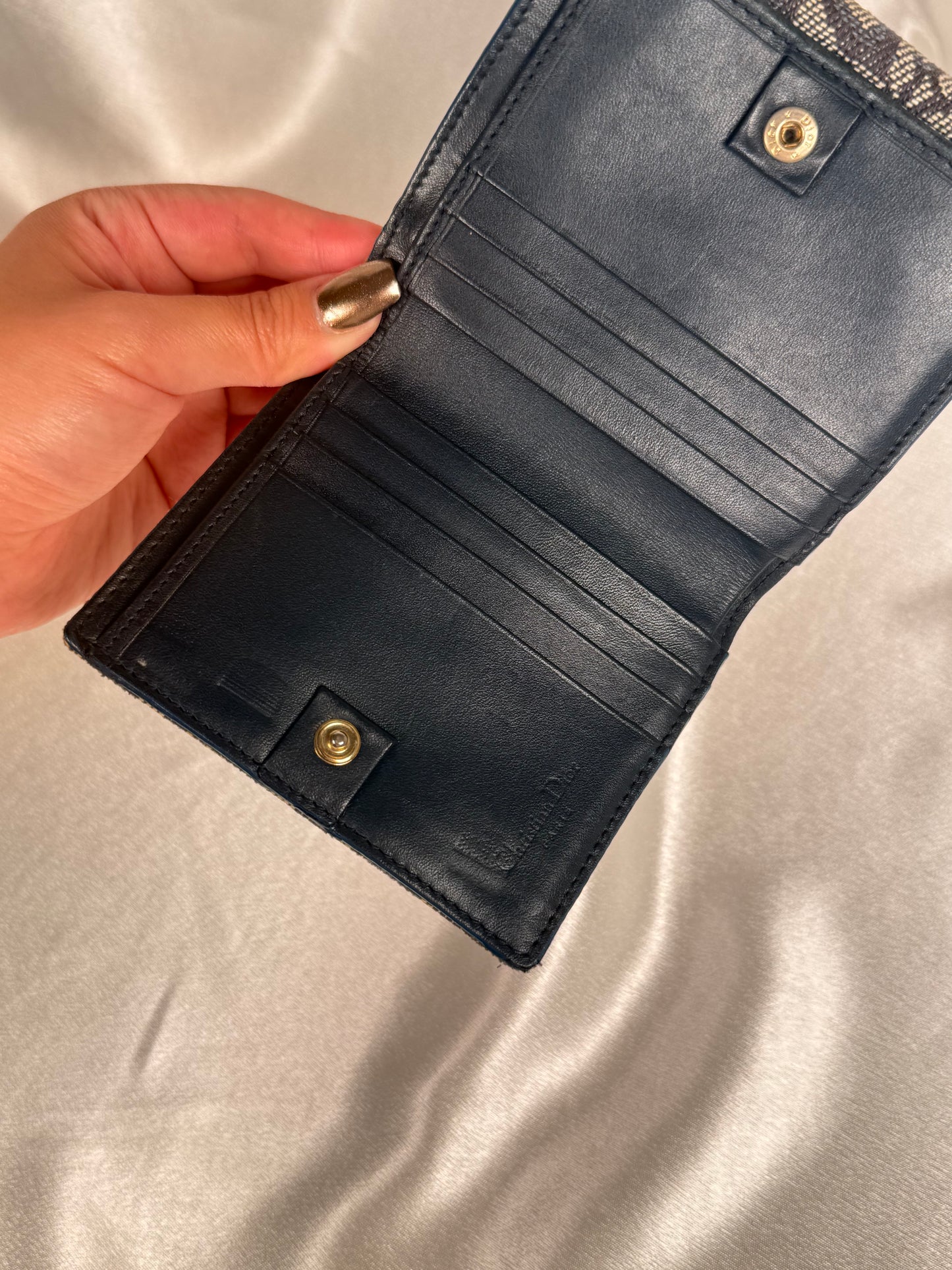 Dior trotter saddle wallet