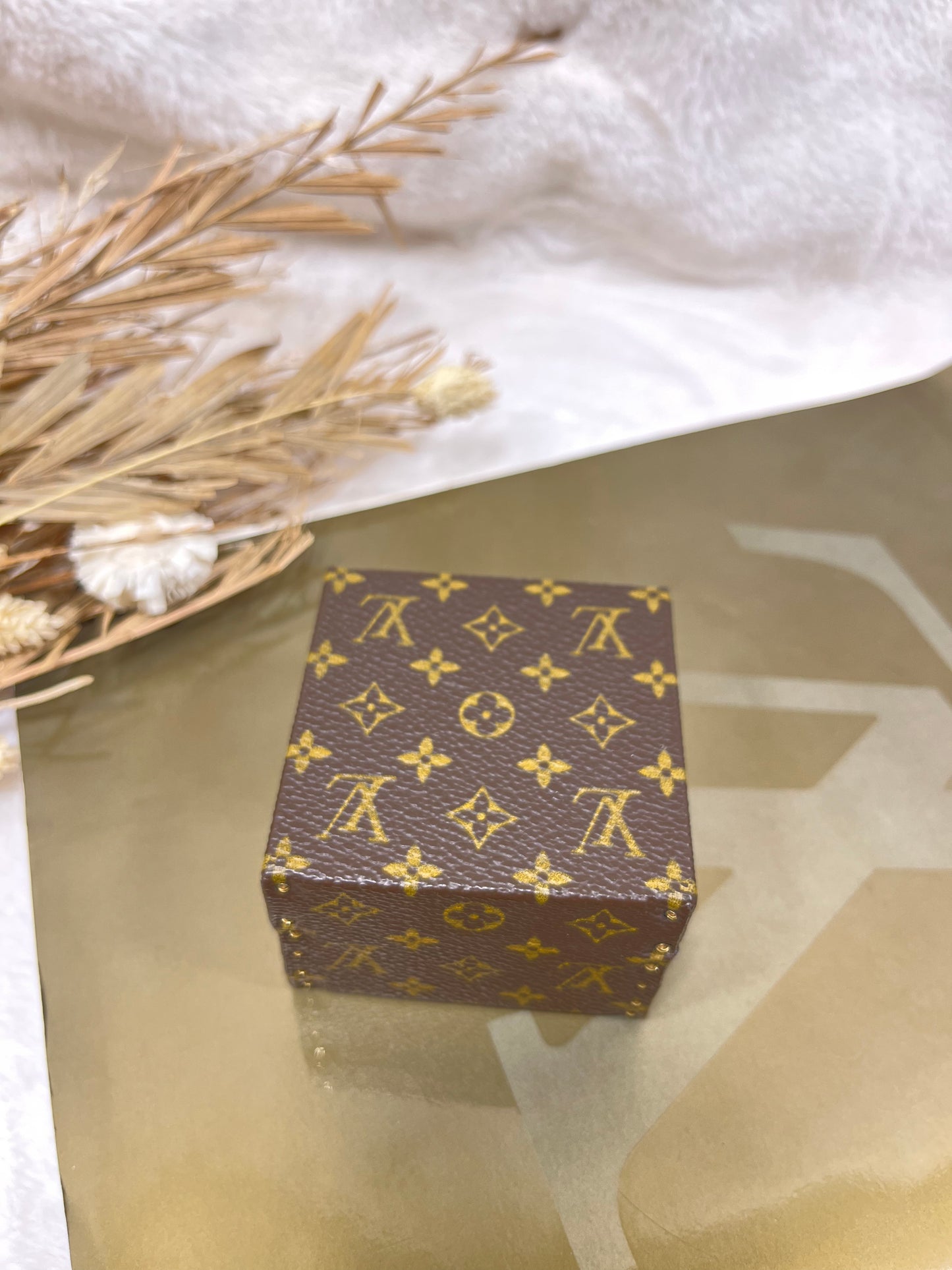 Authentic pre-owned Louis Vuitton Eccrine Declaration mini trunk jewelry box