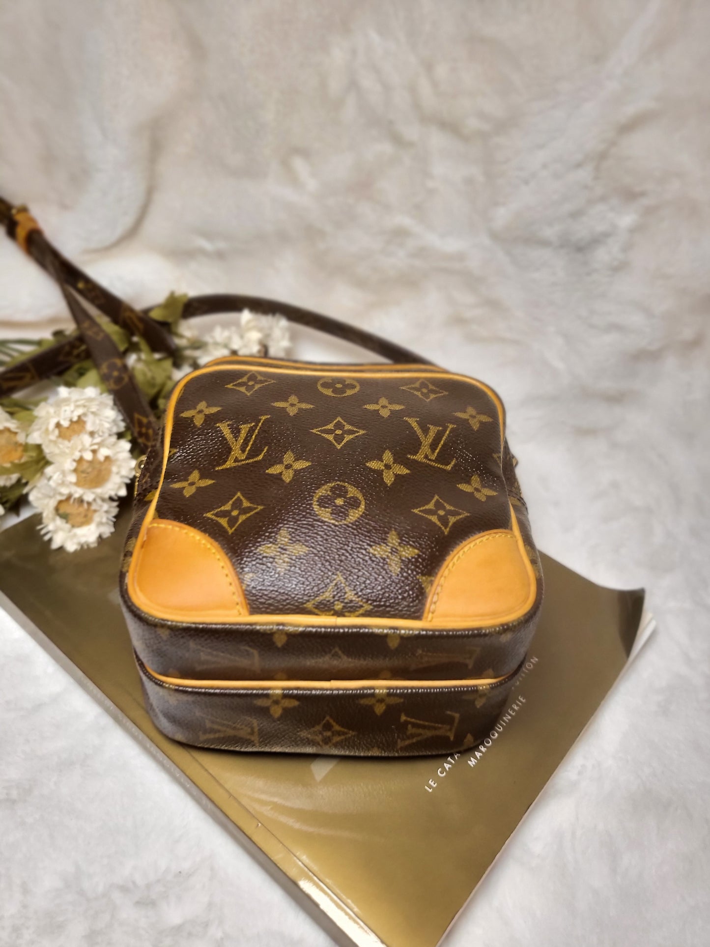 Authentic pre-owned Louis Vuitton Amazone pm crossbody shoulder bag