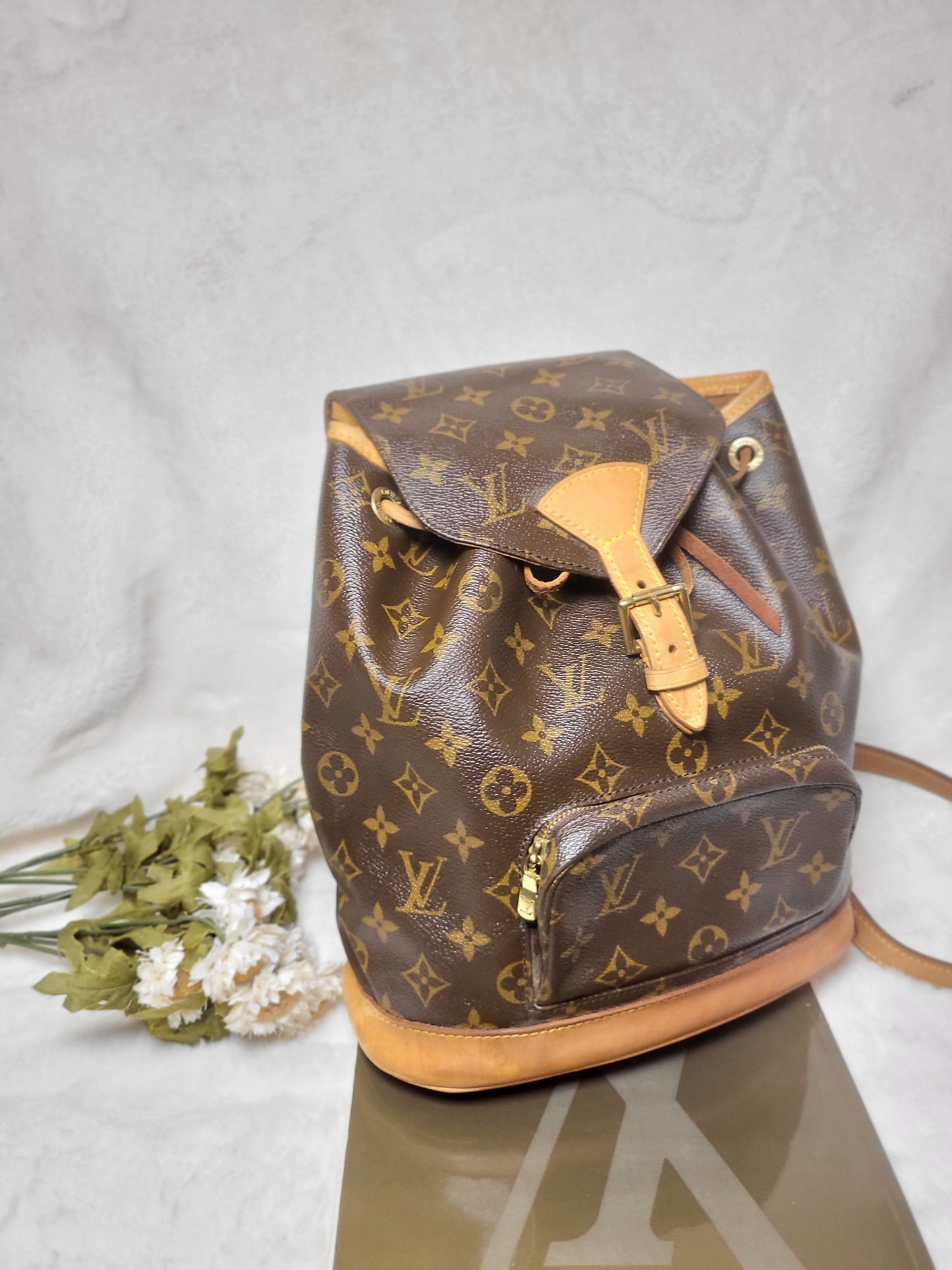 Authentic pre-owned Louis Vuitton Montsouris mm backpack