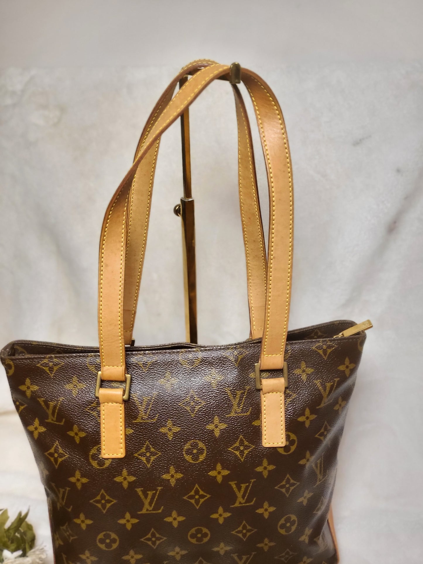 Authentic pre-owned Louis Vuitton Cabas Piano shoulder bag