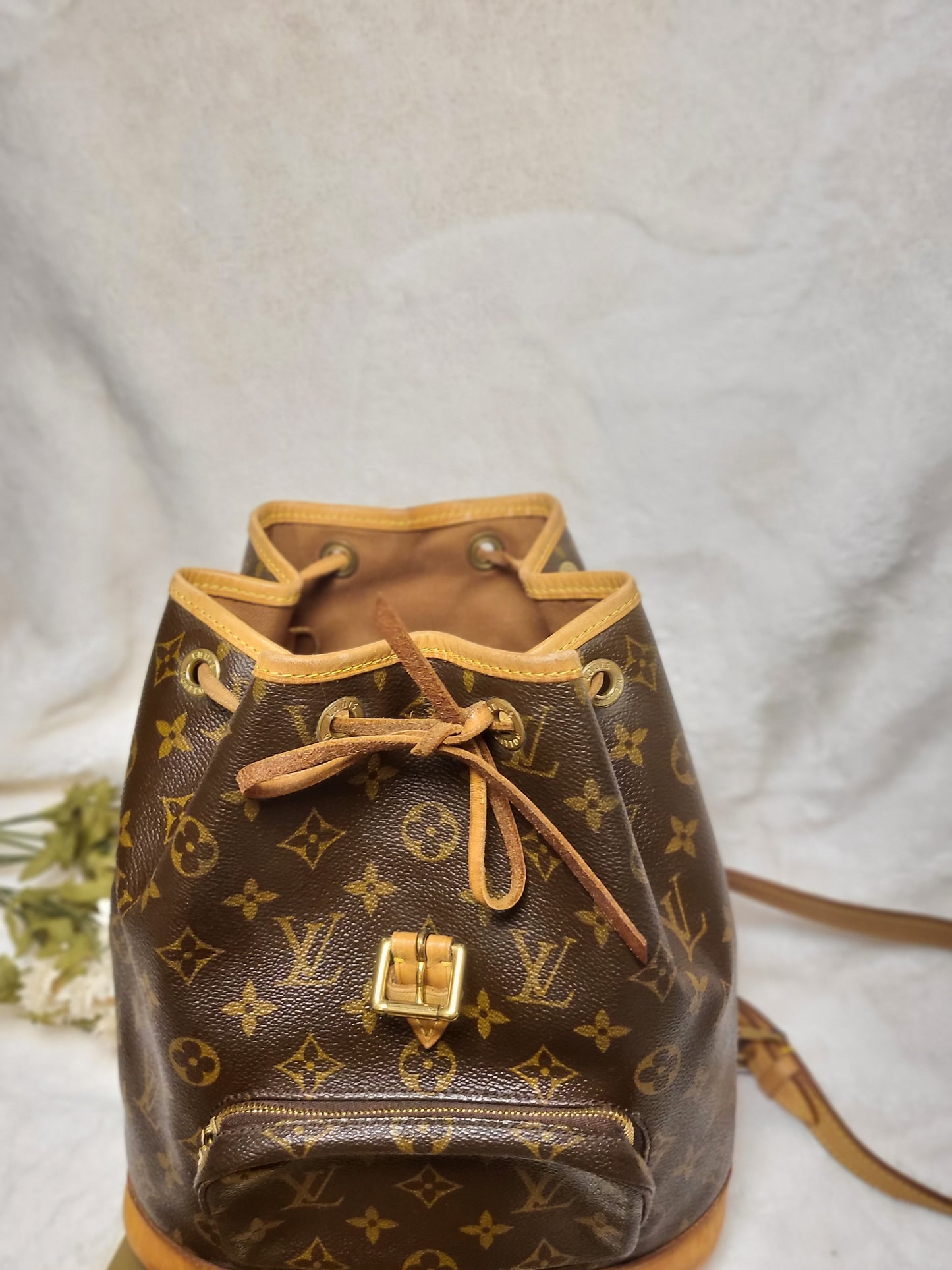 Authentic pre-owned Louis Vuitton Montsouris mm backpack