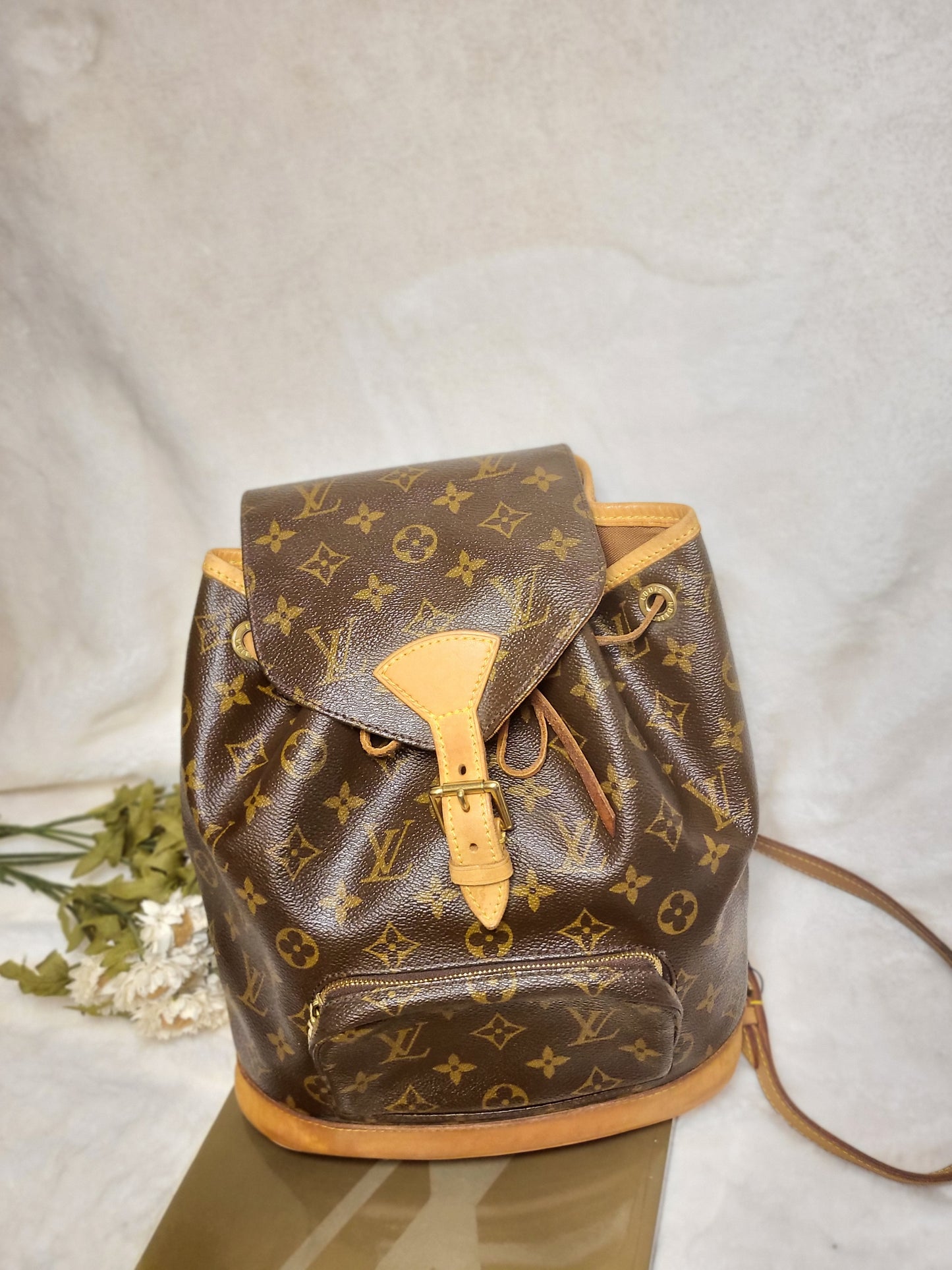 Authentic pre-owned Louis Vuitton Montsouris mm backpack