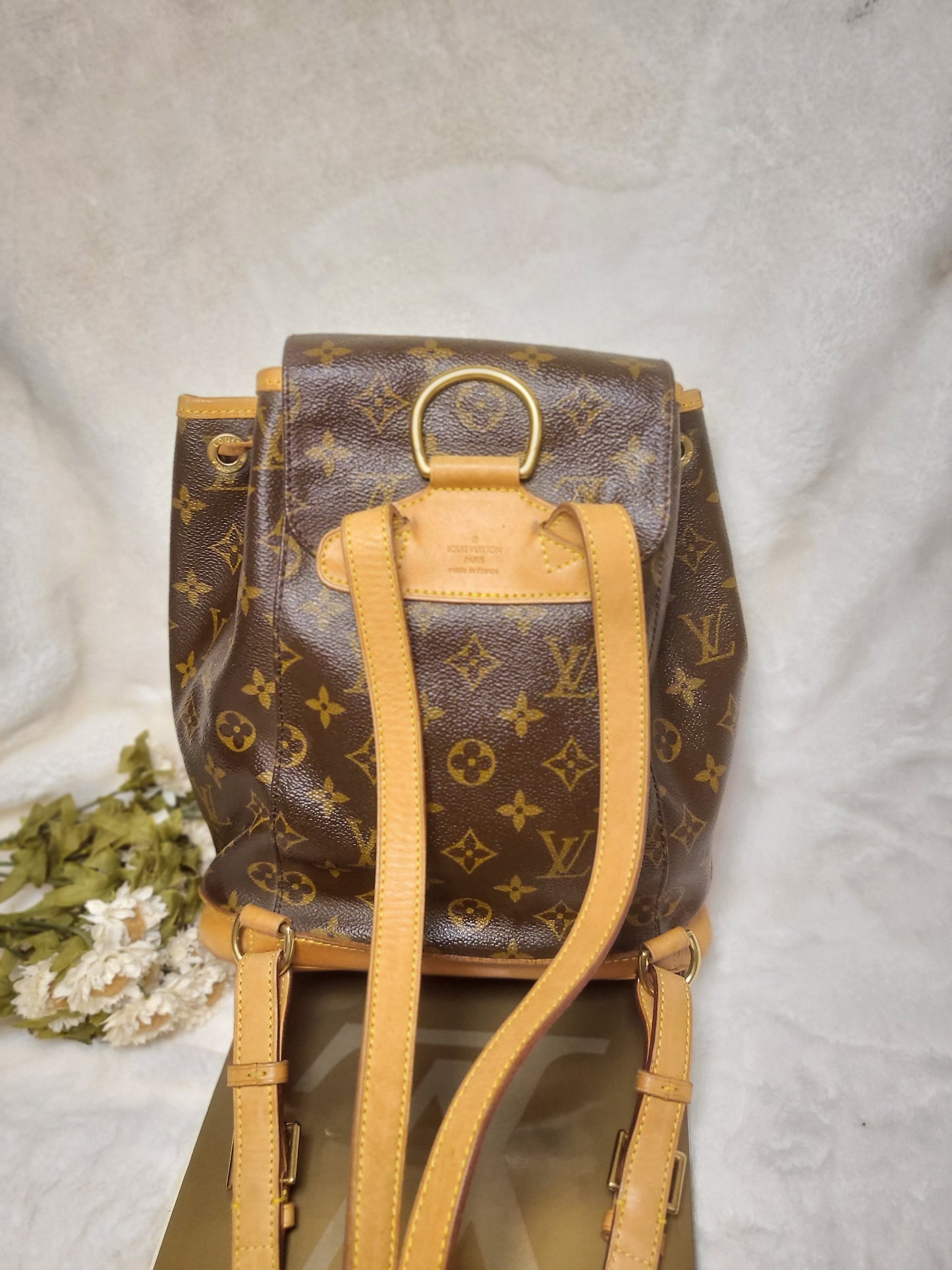 Authentic pre-owned Louis Vuitton Montsouris mm backpack