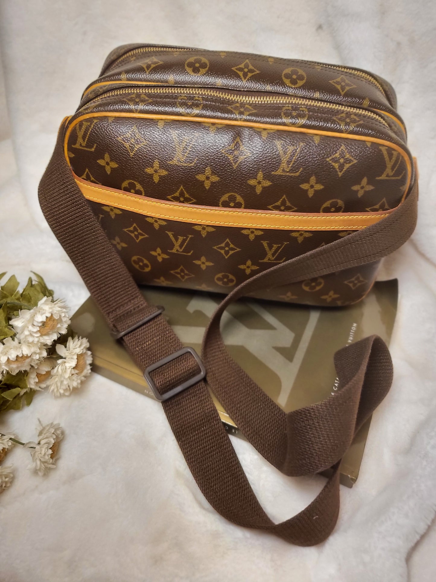 Authentic pre-owned Louis Vuitton Reporter pm crossbody shoulder bag