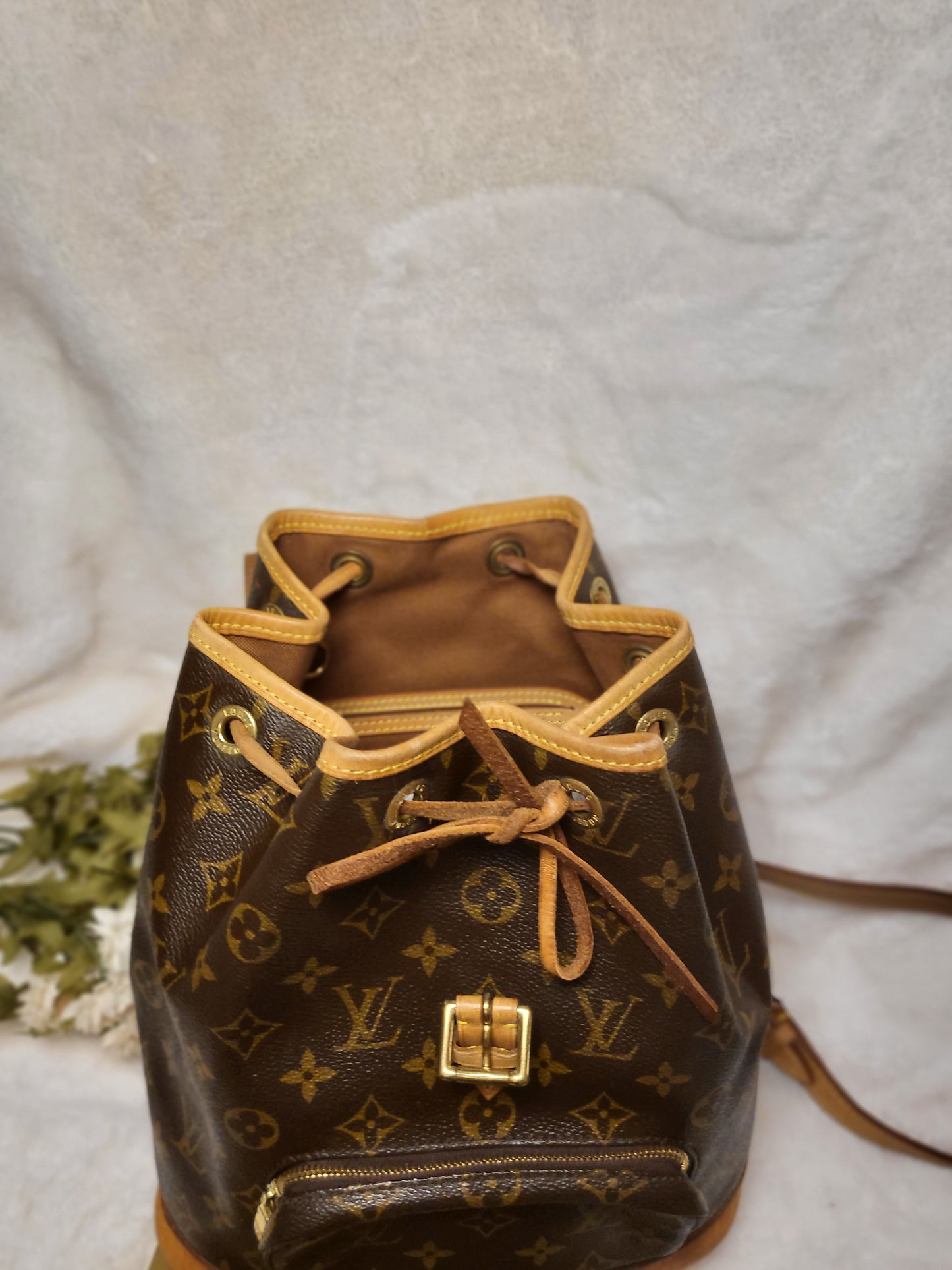 Authentic pre-owned Louis Vuitton Montsouris mm backpack