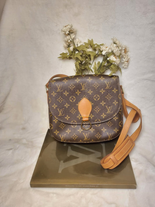 Authentic pre-owned Louis Vuitton Saint Cloud GM crossbody shoulder bag