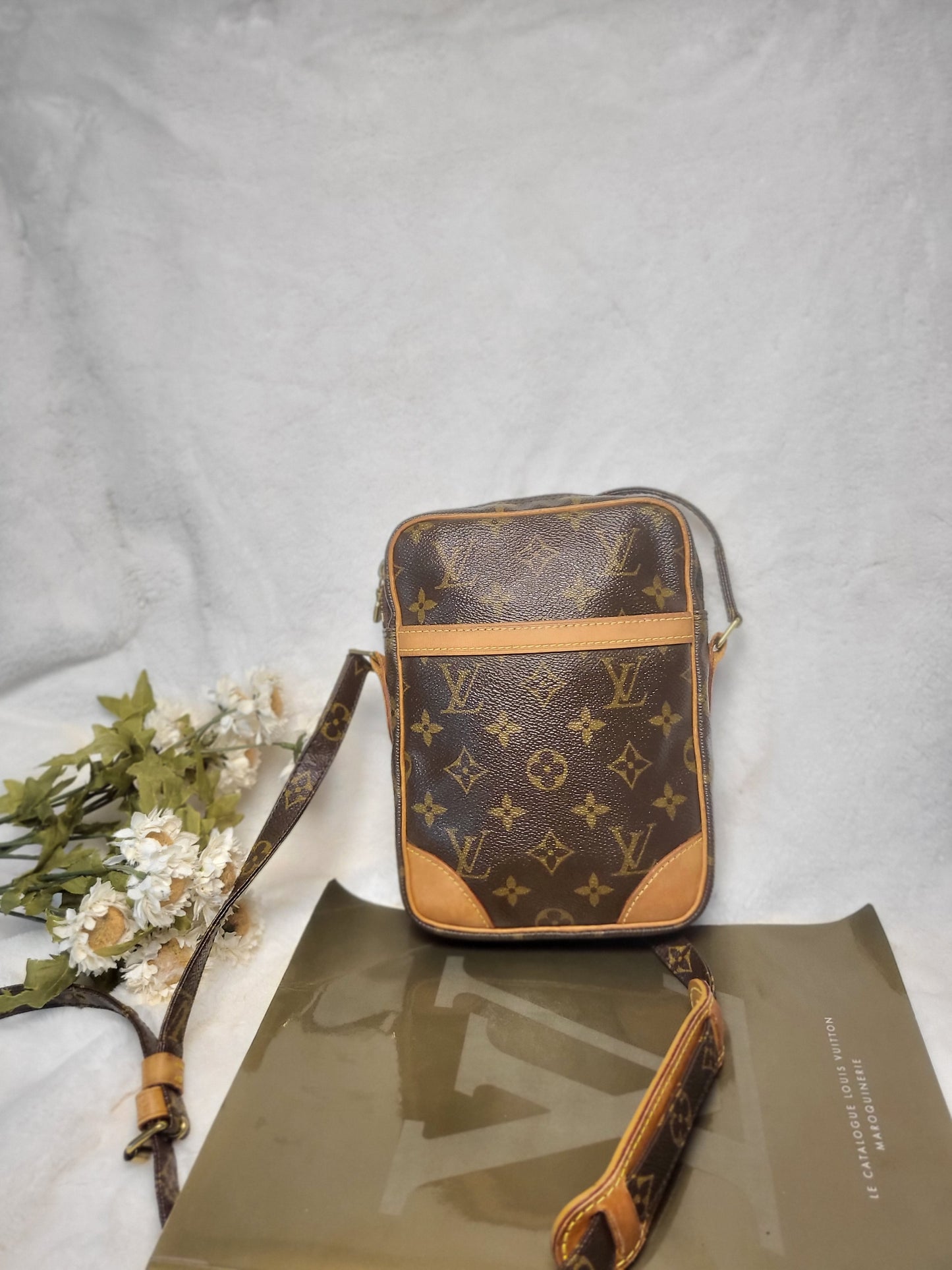 Authentic pre-owned Louis Vuitton Danube pm crossbody shoulder bag