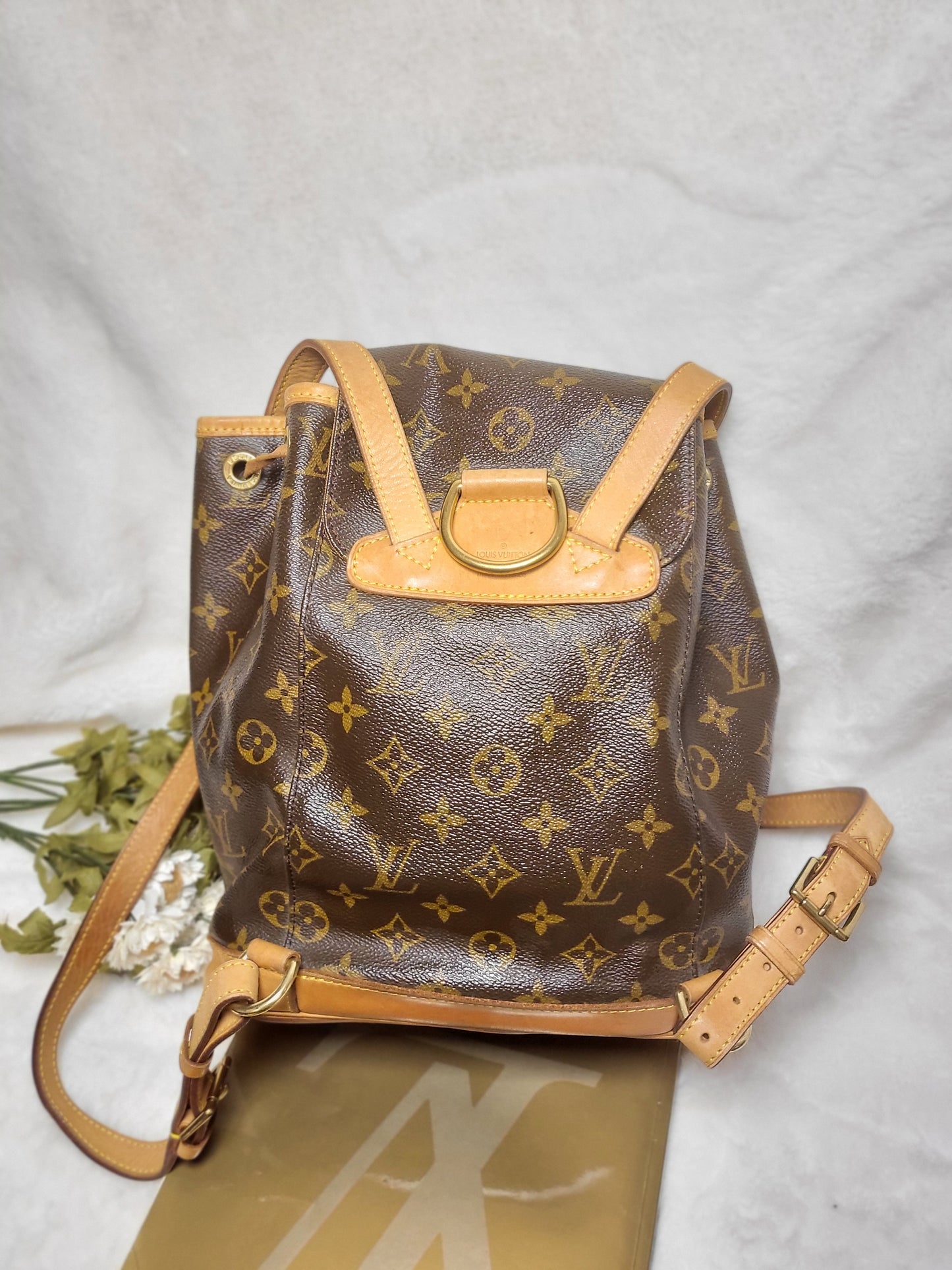 Authentic pre-owned Louis Vuitton Montsouris mm backpack