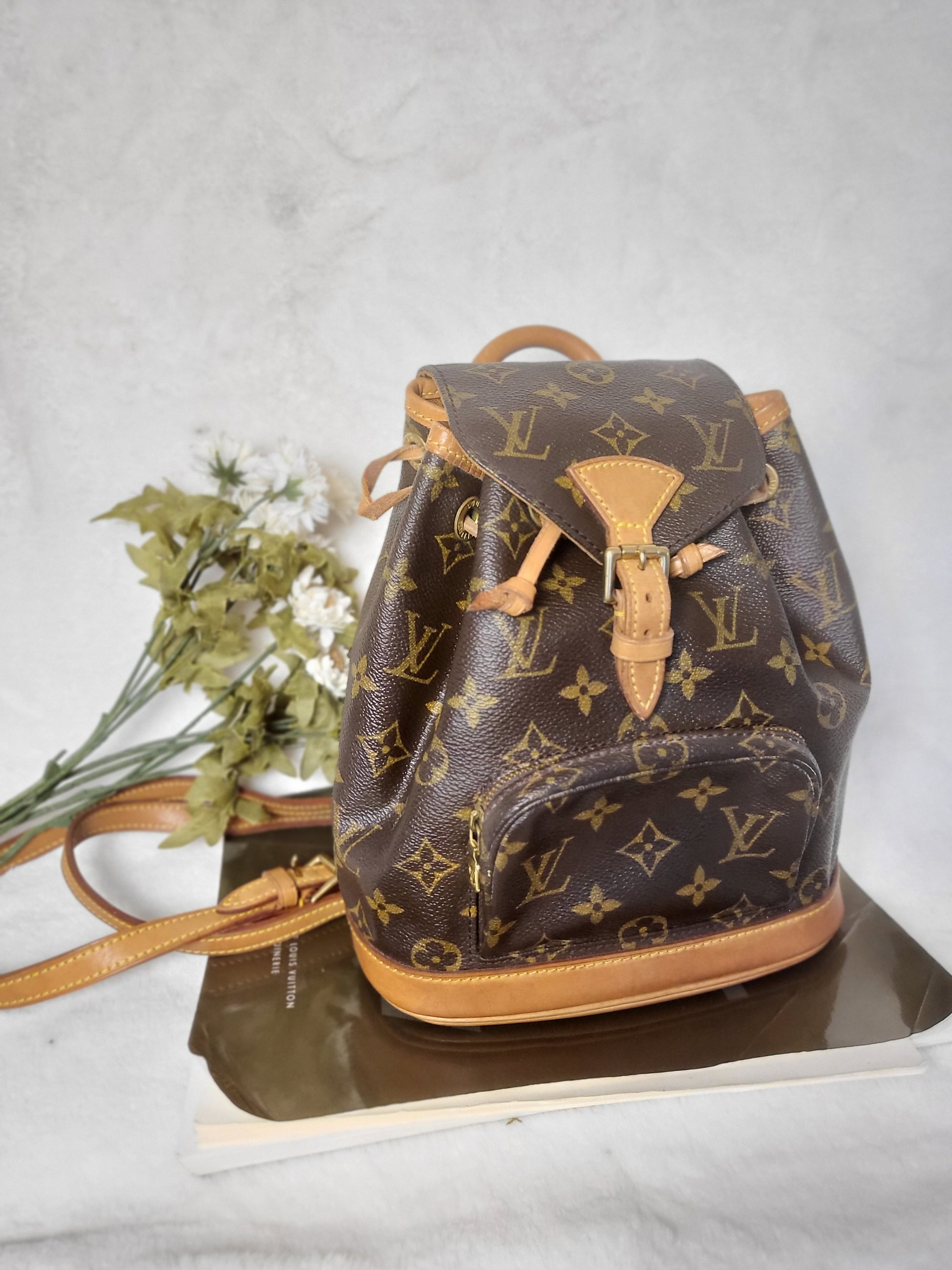 Authentic pre-owned Louis Montsouris mini backpack Little Bean Vintage Authentic pre-owned Louis Montsouris mini backpack Little Bean Vintage