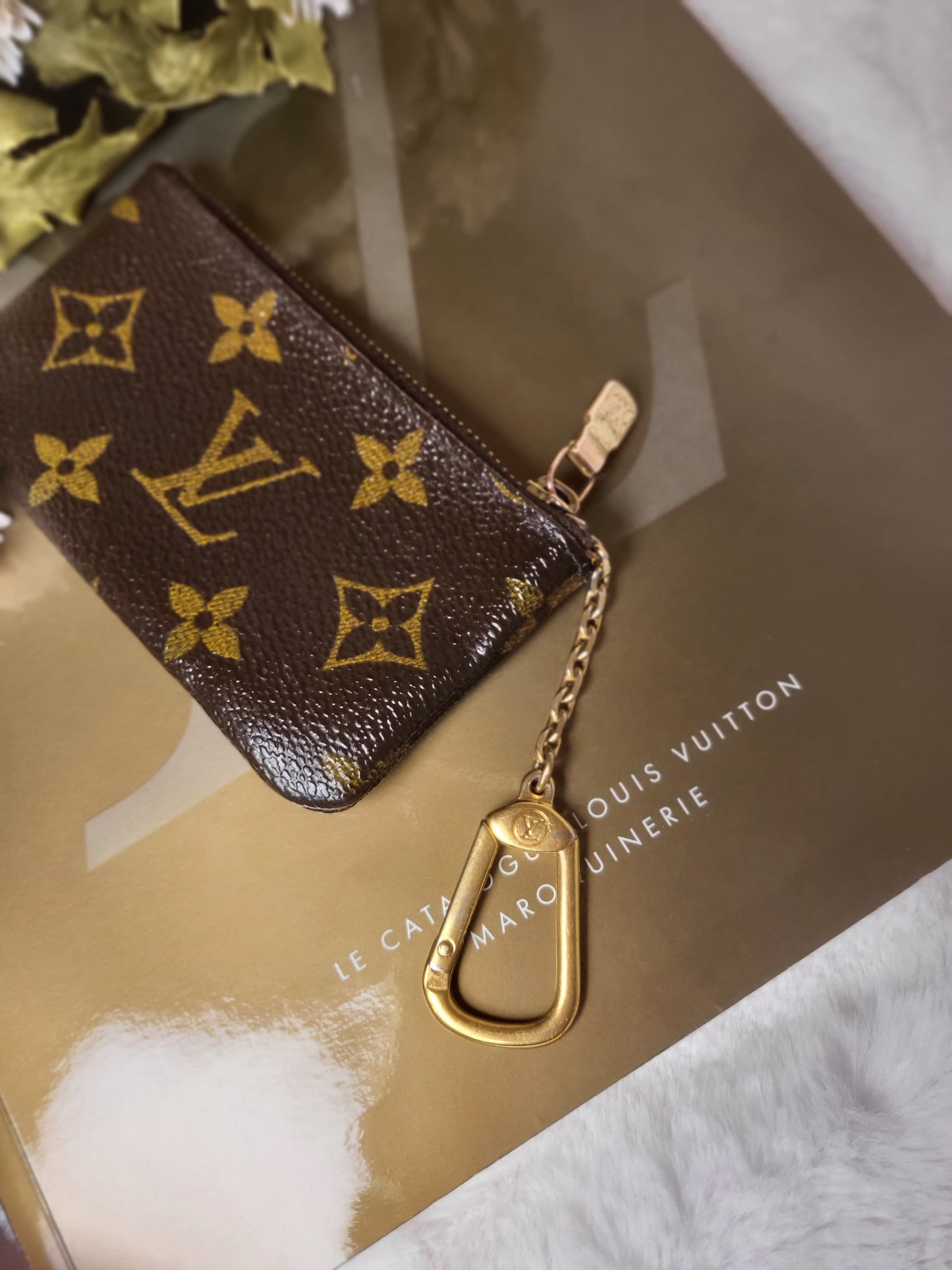 Authentic pre-owned Louis Vuitton key cle pouch