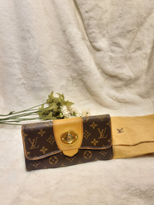 Authentic pre-owned Louis Vuitton boetie long wallet
