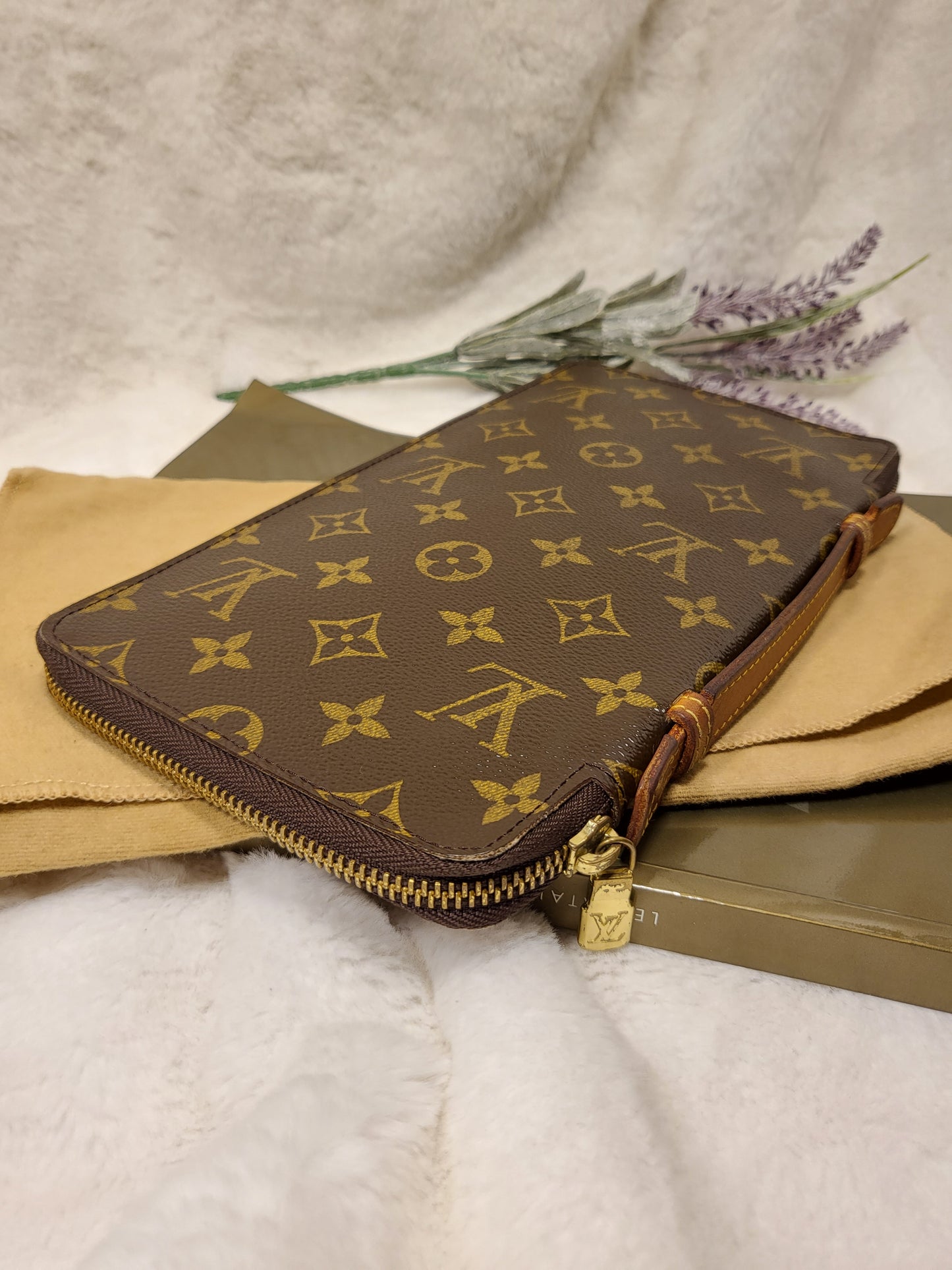 Louis Vuitton, Bags, Authentic Louis Vuitton Monogram Organizer De Voyage Travel  Case With Black Trim
