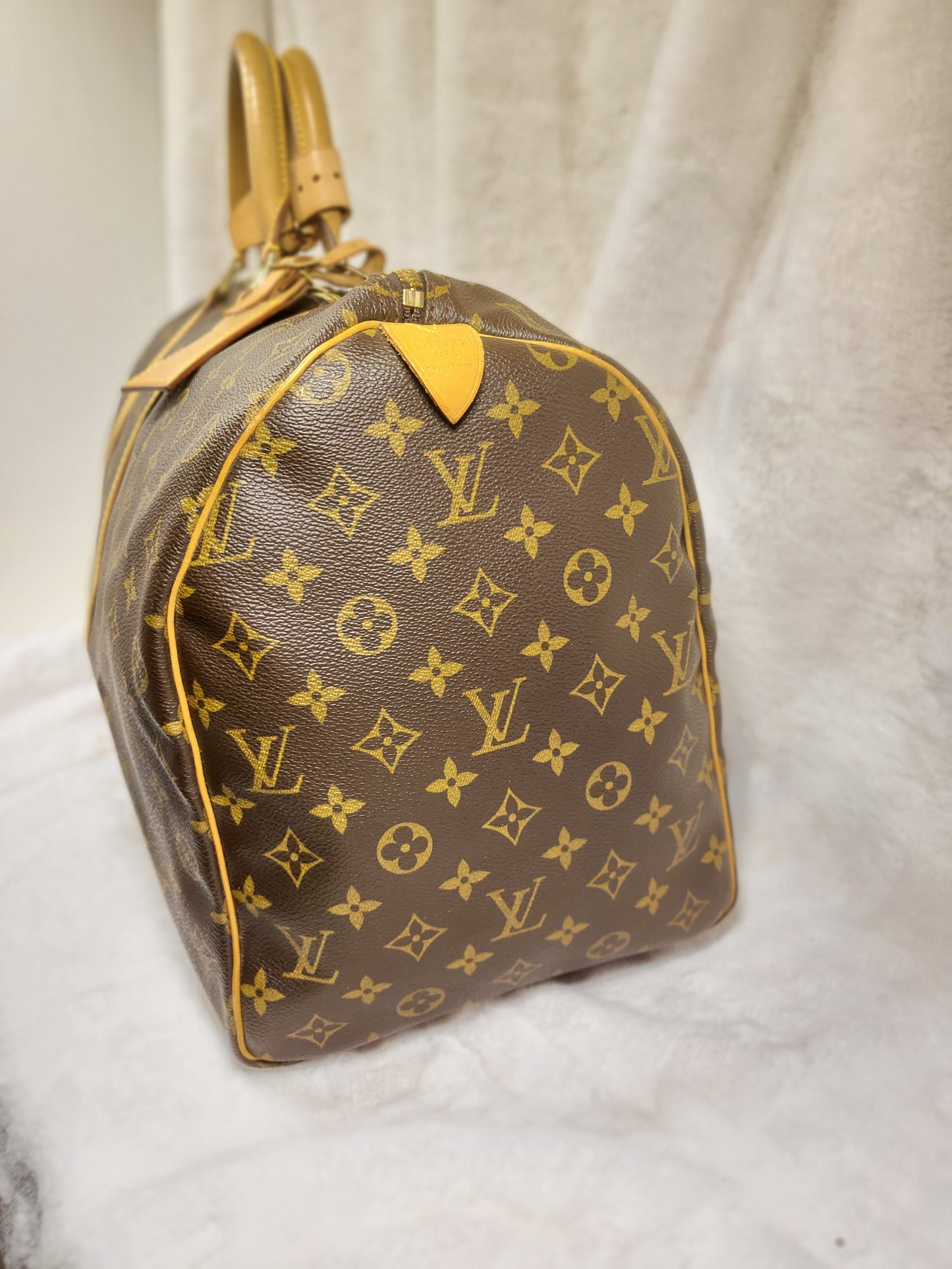 Authentic pre-owned Louis Vuitton Keepall 50 duffel travel bag