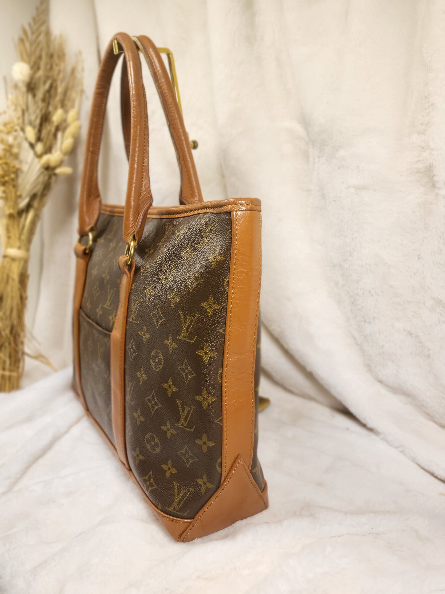 Authentic pre-owned Louis Vuitton Weekend pm tote shoulder bag