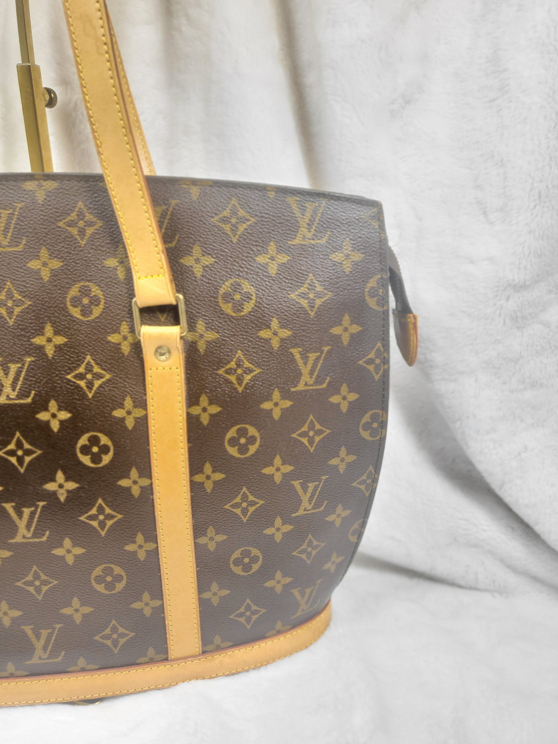 Pre-owned Louis Vuitton Brown Monogram Canvas Babylone Tote Bag