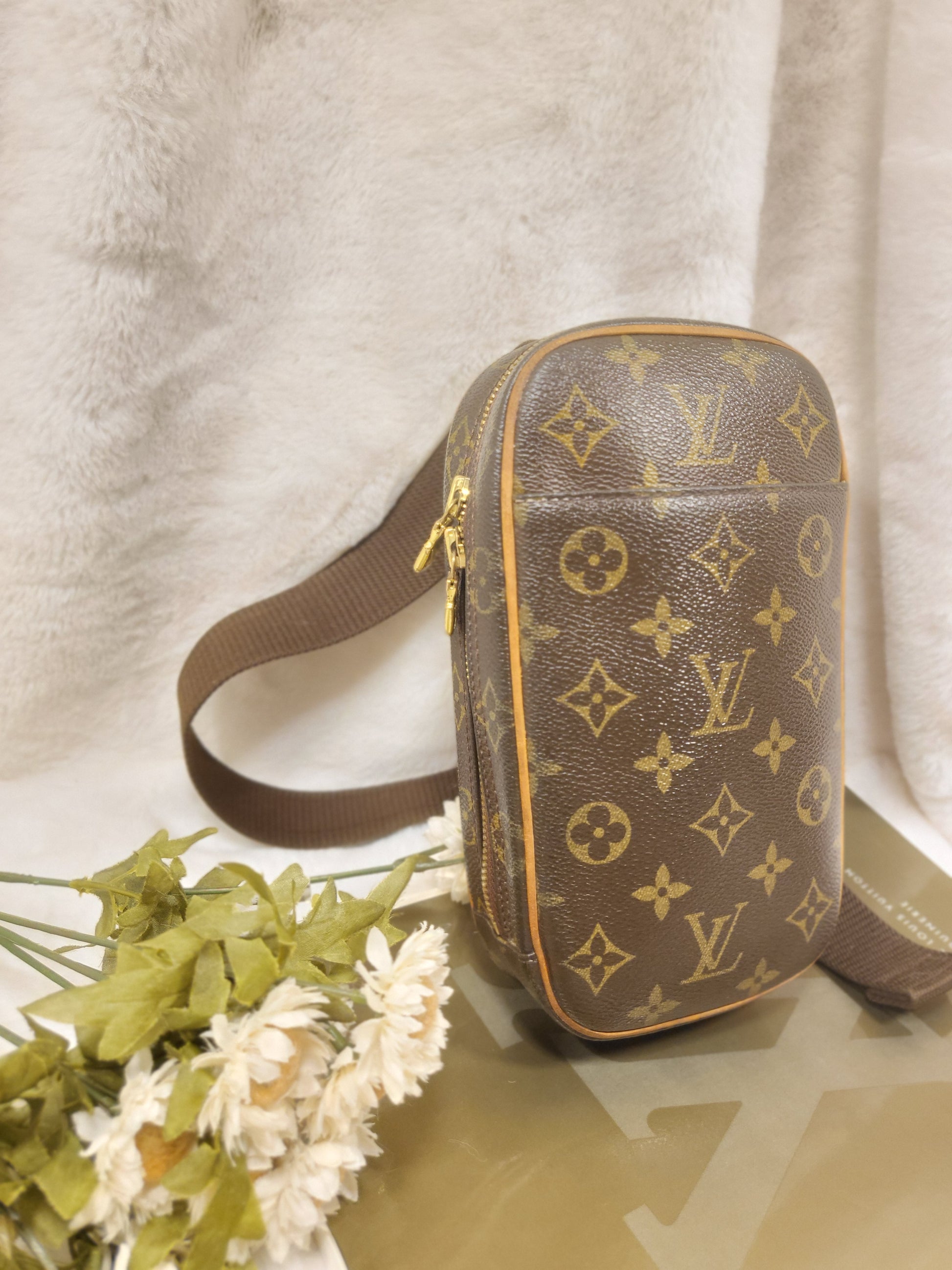 Authentic pre-owned Louis Vuitton Pochette Gange bum bag
