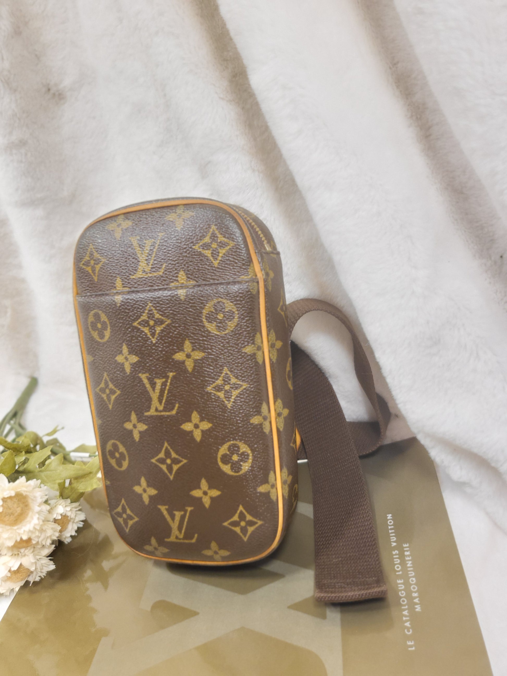 Authentic pre-owned Louis Vuitton Pochette Gange bum bag – Little