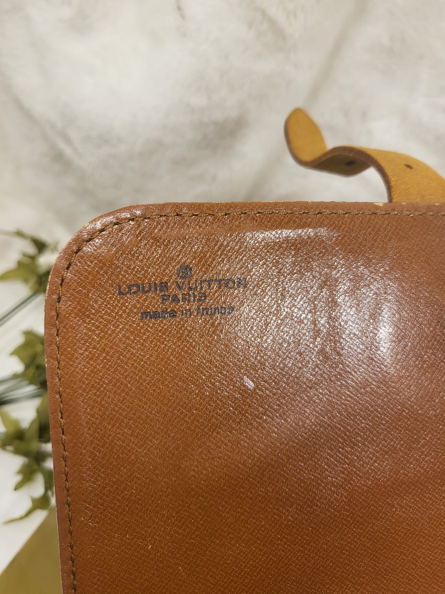 Authentic pre-owned Louis Vuitton Cartouchiere mm crossbody shoulder bag