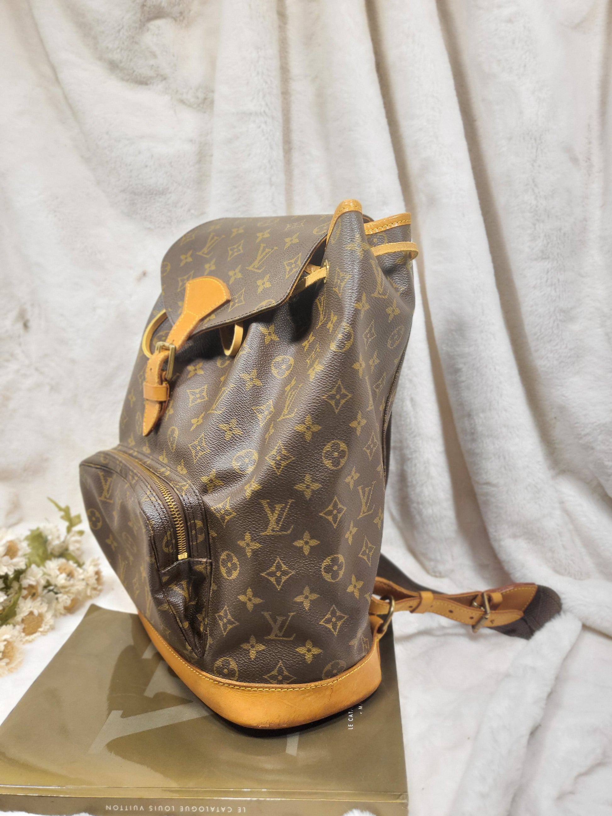 Authentic pre-owned Louis Vuitton Montsouris GM backpack – Little Bean  Vintage