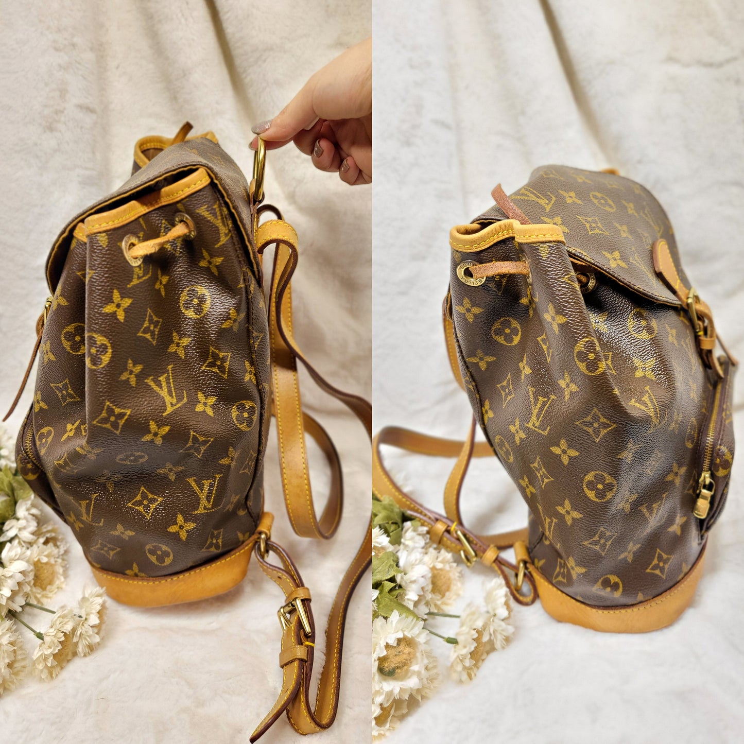 Authentic pre-owned Louis Vuitton montsouris backpack mm
